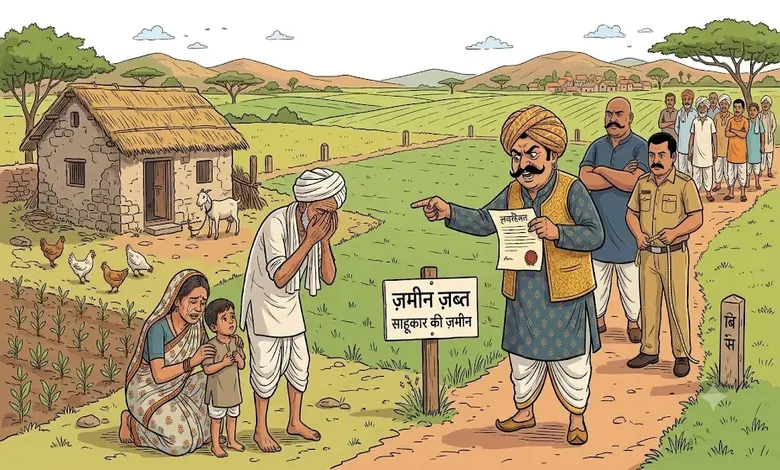કાલાવડમાં વ્યાજખોરોની દાદાગીરી: લોનના બહાને ખેડૂતની 14 વીઘા જમીન પચાવી પાડી