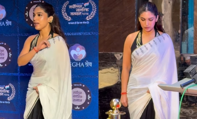 ‘પહેલા દેશ, પછી કેમેરા!’: રાષ્ટ્રગાન વાગતાં જ ભૂમિ પેડણેકરે પોઝ આપવાનું છોડી આપ્યું સન્માન, વીડિયો વાયરલ
