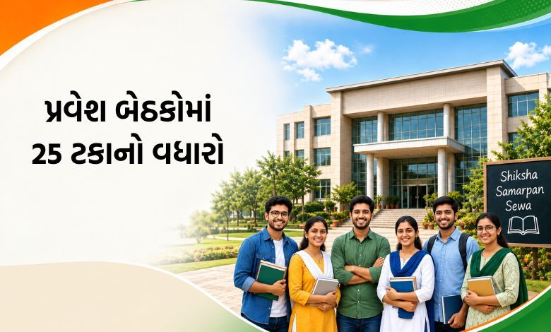 ગુજરાતમાં હવે કયાં મહત્વના કોર્સમાં 24 વર્ષના બદલે 30 વર્ષ સુધી મળશે પ્રવેશ? કોને કેટલી અનામત મળશે...