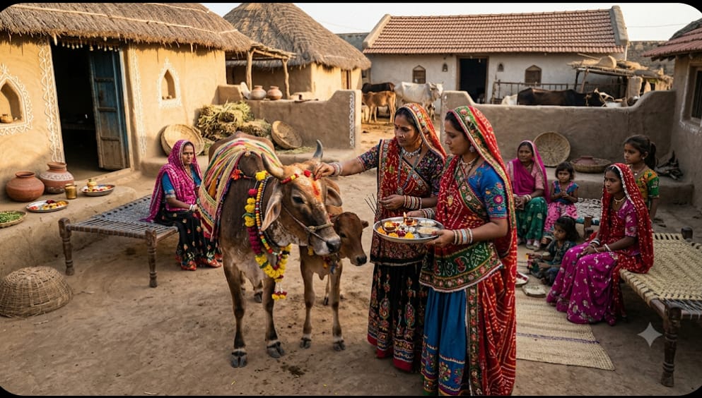 કચ્છના ગ્રામીણ અને સાંસ્કૃતિક જીવનમાં શ્રદ્ધા પૂર્વક ઊજવાતી ‘બોળ ચોથ’ : ગૌધન પૂજન અને માતૃવાત્સલ્યનું પવિત્ર પર્વ