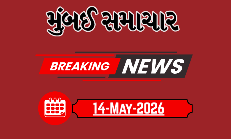 બ્રેકિંગ ન્યૂઝ :14 May 2026 દેશ-વિદેશના તમામ લેટેસ્ટ