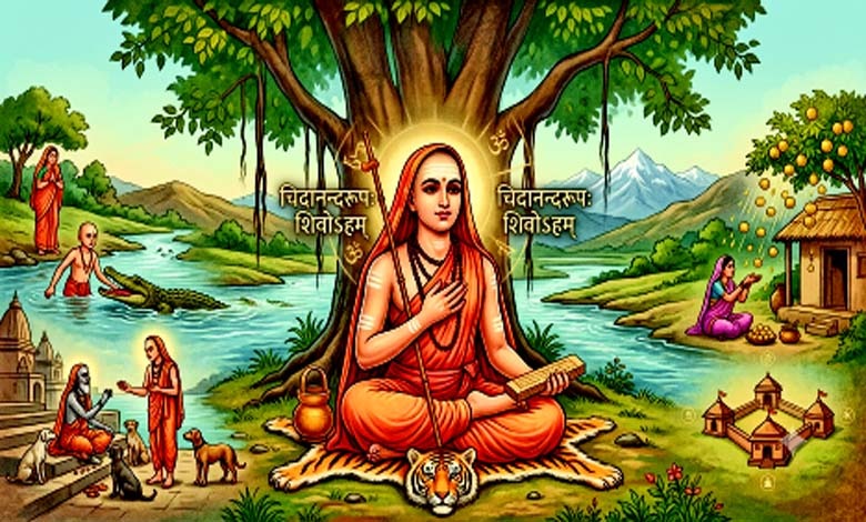 આતમના અજવાળેઃ આદિ શંકરાચાર્ય: બૌદ્ધિક વિસ્મય ને ભક્તિનો મધુર સમન્વય