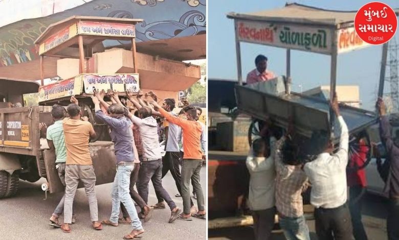અમદાવાદમાં ગેરકાયદે અતિક્રમણ સામે તંત્રની લાલ આંખઃ લારીઓ-ટેબલ સહિત 119 ચીજવસ્તુઓ જપ્ત, જુઓ વીડિયો
