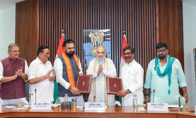 ઝારખંડ-બિહાર વચ્ચેના દાયકાઓ જૂના પાણી વિવાદનો અંત! અમિત શાહે કહ્યું,"કોઈ સમસ્યા એવી નથી જે ઉકેલી ન શકાય, પણ.."