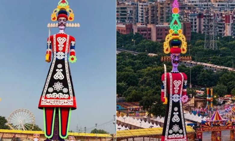 દિલ્હીના દ્વારકામાં તૈયાર થયો 221 ફૂટ ઊંચો રાવણ!  રૂપિયા 45 લાખનો ખર્ચ અને... બીજું પણ ઘણું બધું...
