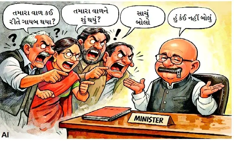 હરિશંકર પરસાઈની વ્યંગ મસ્તીઃ મંત્રીજીનું મુંડન કઈ રીતે બની ગયું એક રાષ્ટ્રીય સમસ્યા?