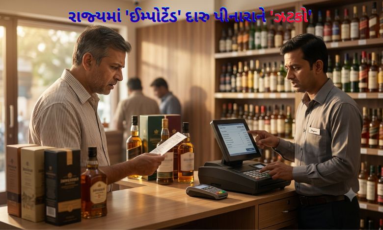 ગુજરાતમાં અચાનક મોંઘો થયો 'ઈમ્પોર્ટેડ લીકર': બોટલના ભાવ પણ ચેક કરી લો