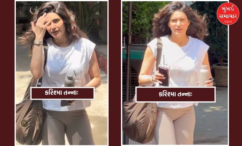 માતા બન્યાના બે મહિના બાદ જિમમાં જોવા મળી કરિશ્મા તન્નાઃ ડિપ્રેશન અંગે કરી વાત