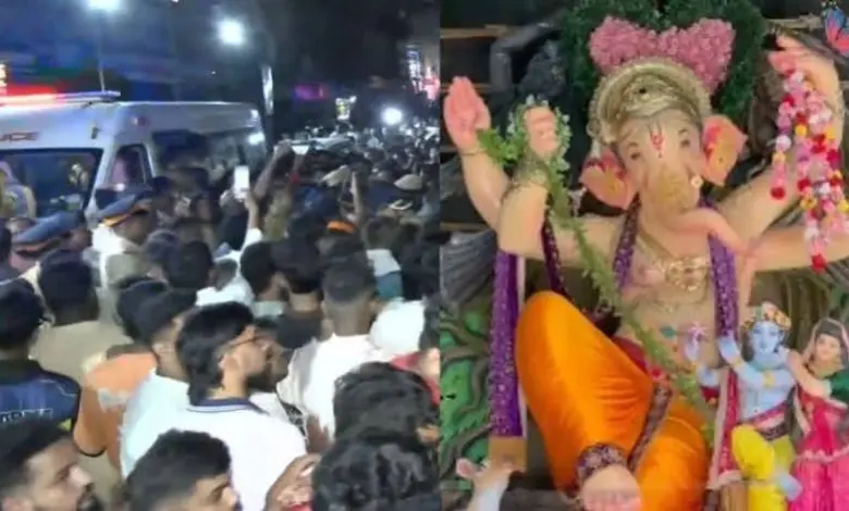 ગણેશમૂર્તિના આગમનની શોભાયાત્રા પર ઇંડાં ફેંકનારા માનસિક રીતે અક્ષમ યુવકની ધરપકડ