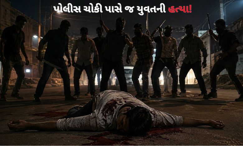રાણીપ પોલીસ ચોકી નજીક 37 વર્ષીય યુવકની હત્યા,