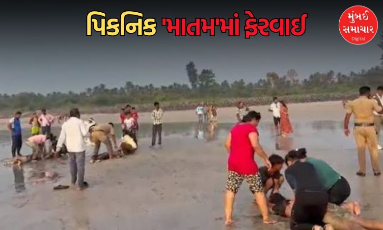 પિકનિકની મજા માતમમાં ફેરવાઇ:  રાયગડના દરિયામાં ડૂબી જવાથી આઠ વિદ્યાર્થીનાં મોત