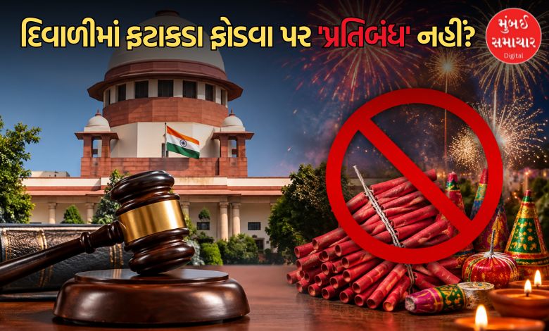 ફટાકડા ફોડવા અંગે સુપ્રીમ કોર્ટે કરી મોટી ટિપ્પણી, દિવાળીનો તહેવાર એ...
