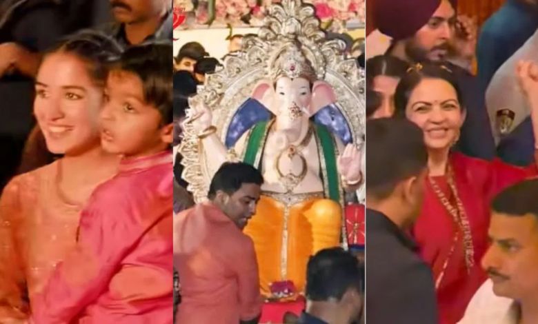 અંબાણી પરિવારના ગણેશોત્સવમાં ચર્ચા તો આ ગોરી મેમની જ, અમેરિકાના પ્રેસિડન્ટ સાથે છે ખાસ કનેક્શન...