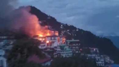 Fire at Mussoorie hotel, 2 vehicles burnt to ashes