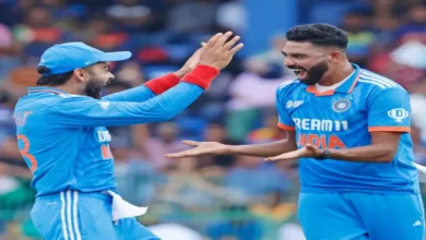 India vs Sri Lanka Asia Cup 2023 Final: Mohammed Siraj celebrates taking a wicket