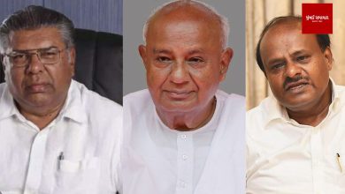 S. Shafi Ahmed Former Prime Minister H.D. Deve Gowda and former Chief Minister H.D. Kumaraswamy