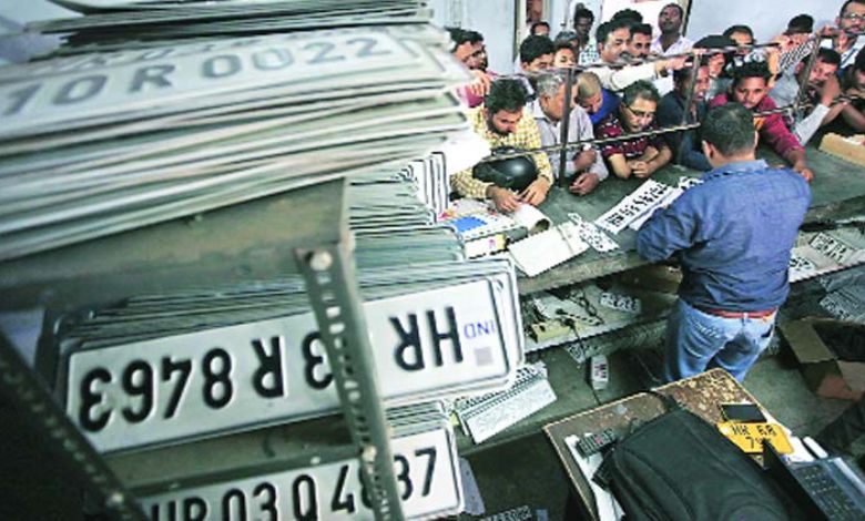 RTO of Gujarat Hike the Number Plate Charge 3 Times