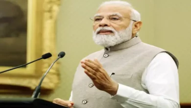 PM Modi addressing the Lok Sabha