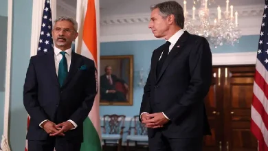 US Secretary of State Antony Blinken speaks to Indian Foreign Minister S. Jaishankar