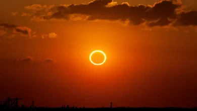 Annular solar eclipse on October 14, 2023