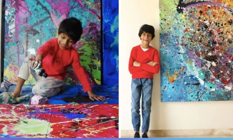 Child Advaita Great Painter