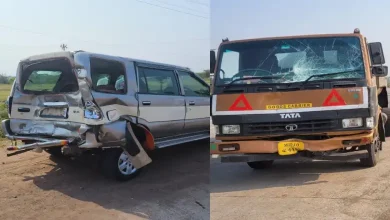 A car that crashed during Eknath Shinde's Dussehra Melava, killing one person and injuring three others