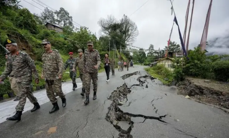 Sikkim Flood, Search Operation