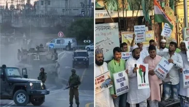 People in India protest in support of Palestine