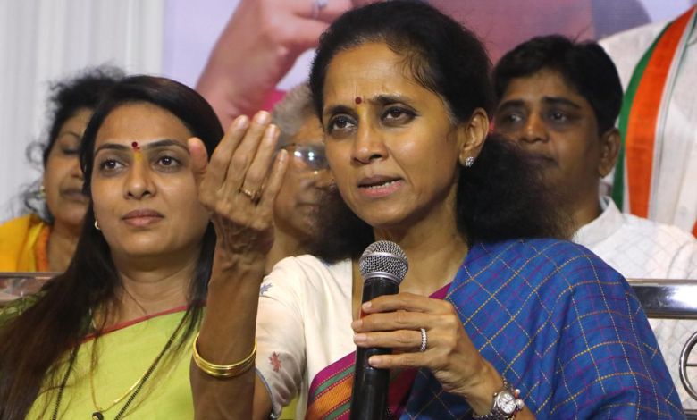 NCP leader Supriya Sule raises issue of women's safety in local trains