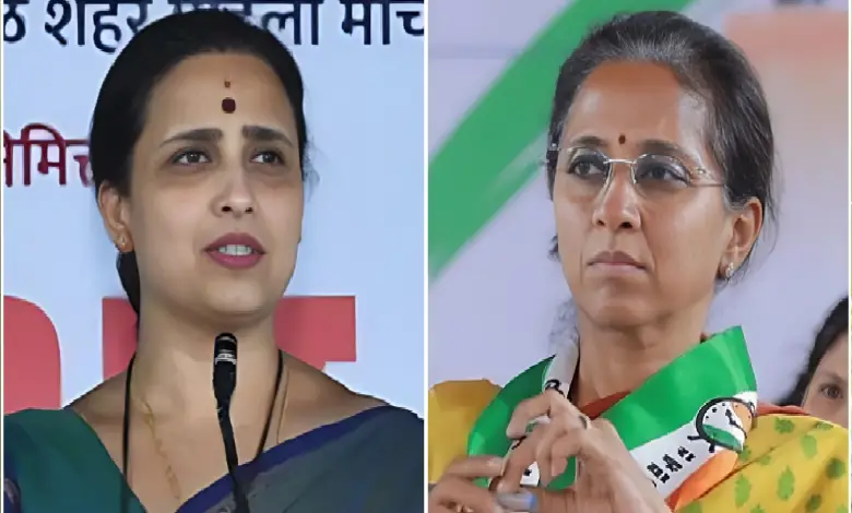 BJP's Chitra Wagh Responds to NCP's Supriya Sule Over Criticism on Lek Ladki Yojana