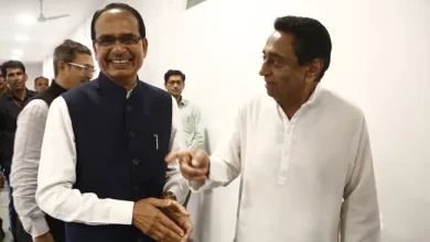 Shivraj Singh Chouhan and Kamal Nath, the Chief Minister and former Chief Minister of Madhya Pradesh