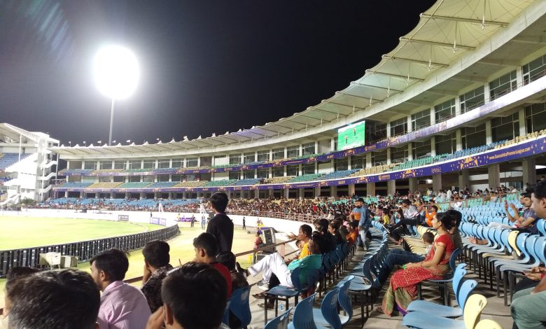 Cricket lovers enjoying a special facility in Rajkot