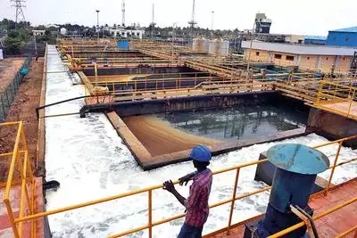 Construction of a desalination plant in Mumbai to address water scarcity.