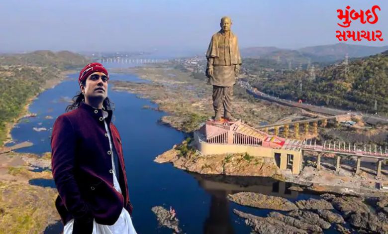 Zubin Nautiyal visited the Statue of Unity