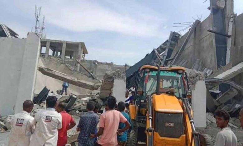 Stadium wall collapses in Telangana, 3 killed, 10 injured