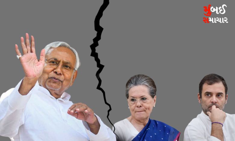 Crack in opposition: Congress is interested in five state elections not in coalition, Nitish's attack