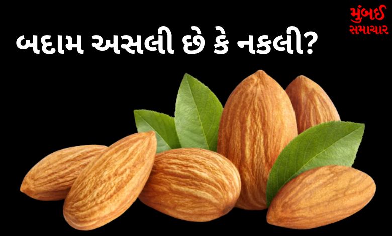Are the almonds you eat real or fake? Identify as…