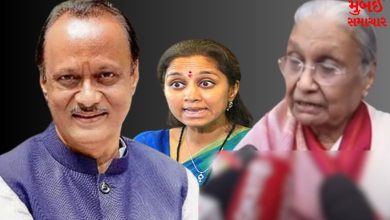 What did Supriya Sule say about Ajit Pawar's mother's wish?