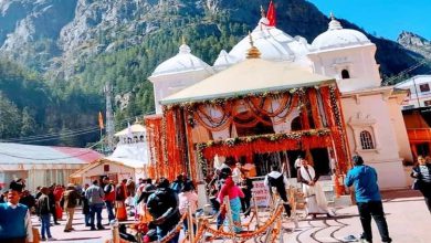 The cupboards of Gangotri Dham are closed