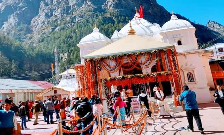 The cupboards of Gangotri Dham are closed