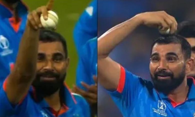 Who was Shami pointing at yesterday?