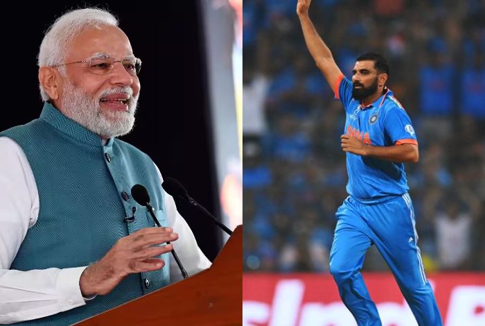 Mohammad Shami's outstanding performance in the Cricket World Cup has been lauded by Prime Minister Narendra Modi.