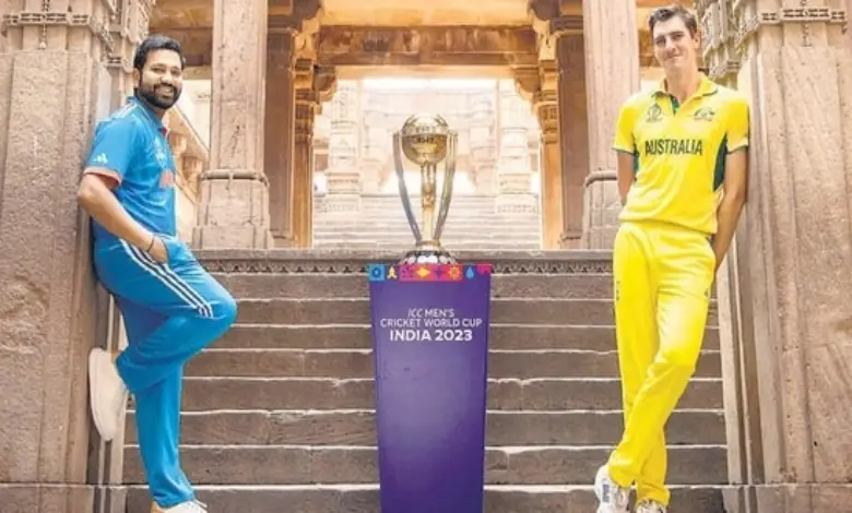 Rohit Sharma And pat cummins ICC World Cup Finals 2023