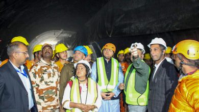 Prime Minister Narendra Modi reviewing the Uttarkashi tunnel collapse rescue operation and inquiring about the condition of the trapped laborers.