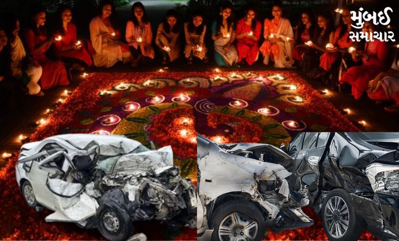 Diwali worse: 60% increase in road accidents in Gujarat