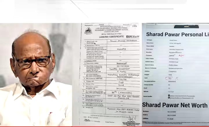 A social media post claiming that Sharad Pawar has an OBC certificate has gone viral.