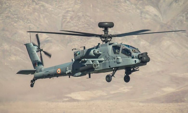 Indian Army Apache Helicopter