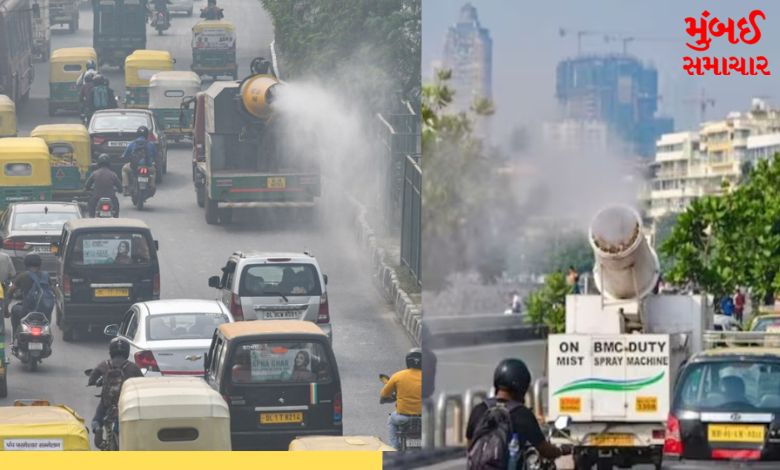 Air Pollution in Mumbai Artificial Rain