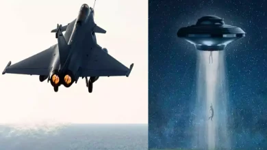 Rafale fighter jets chasing a UFO