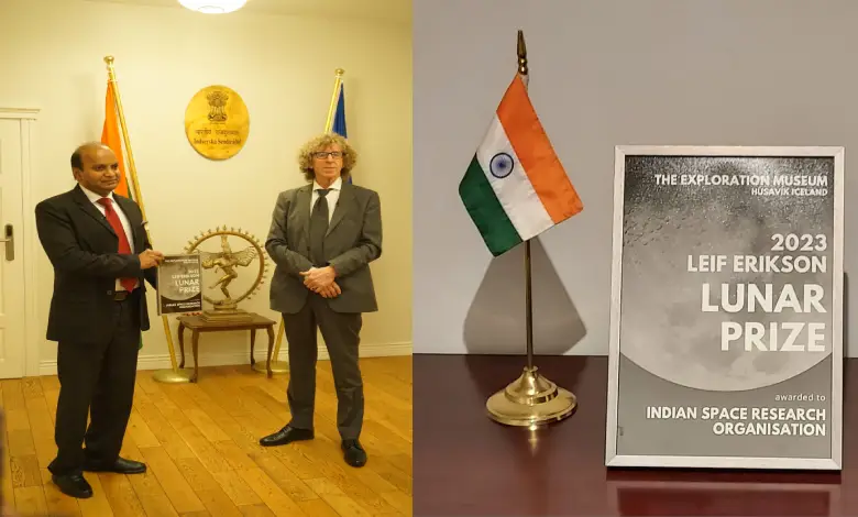 ISRO awarded Leif Erikson Lunar Prize for Chandrayaan-3's success